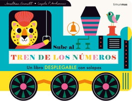TIMUN MAS, Sube al tren de los números. Un libro acordeón con solapas - Ingela P. Arrhenius