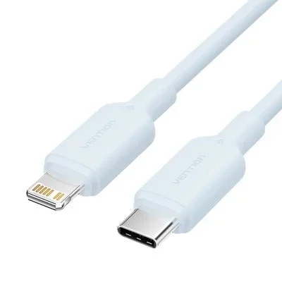 Vention Cable LAKSH USB-C a Lightning 2 m Azul, 27W, 480Mbps Vention Cable LAKSH USB-C a Lightning 2 m Azul, 27W, 480Mbps