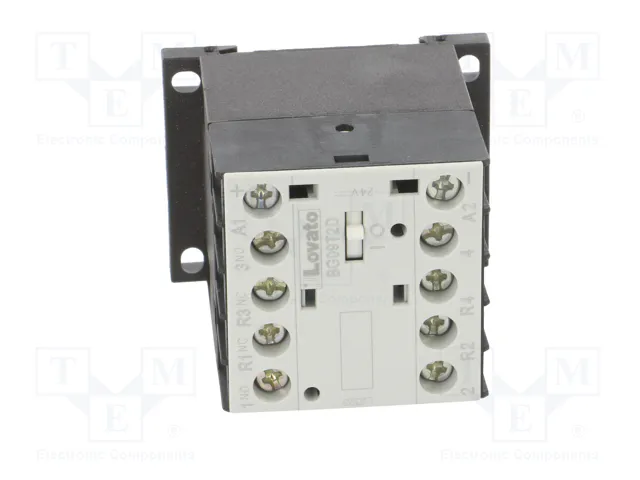 LOVATO ELECTRIC Contactor BG 4-polar 9A 24VDC LOVATO ELECTRIC Contactor BG 4-polar 9A 24VDC