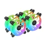 Mars Gaming Pack de 4 ventiladores MF4A ARGB Negro