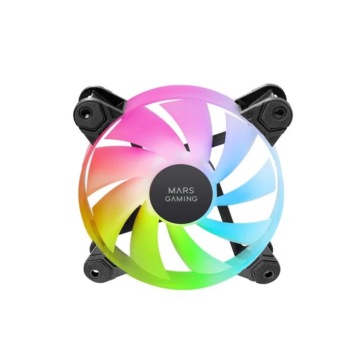 Mars Gaming Pack de 4 ventiladores MF4A ARGB Negro Mars Gaming Pack de 4 ventiladores MF4A ARGB Negro