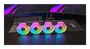 Mars Gaming Pack de 4 ventiladores MF4A ARGB Negro