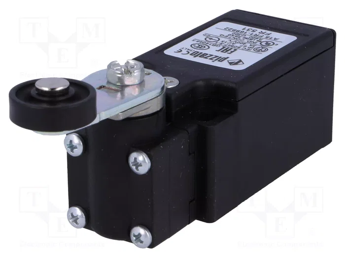 PIZZATO ELETTRICA FR 531 Interruptor de fin de carrera con palanca giratoria y roldana PIZZATO ELETTRICA FR 531 Interruptor de fin de carrera con palanca giratoria y roldana