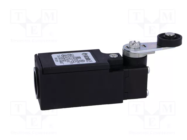 PIZZATO ELETTRICA FR 531 Interruptor de fin de carrera con palanca giratoria y roldana PIZZATO ELETTRICA FR 531 Interruptor de fin de carrera con palanca giratoria y roldana