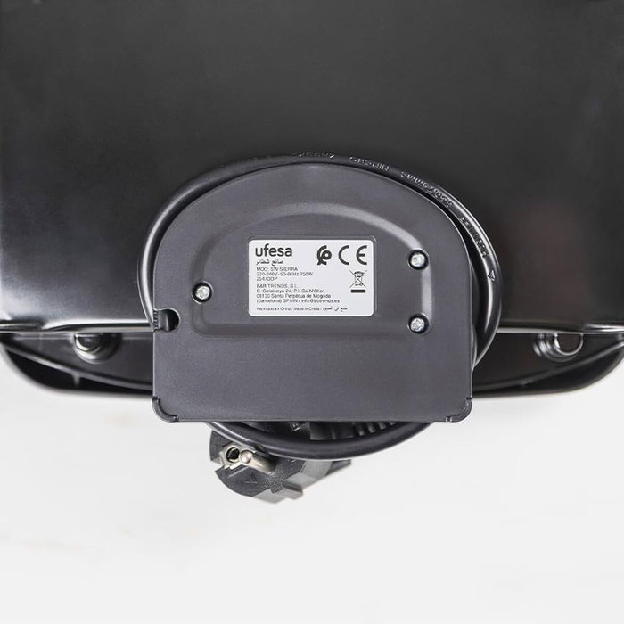 Sandwichera UFESA Negro 750 W Sandwichera UFESA Negro 750 W