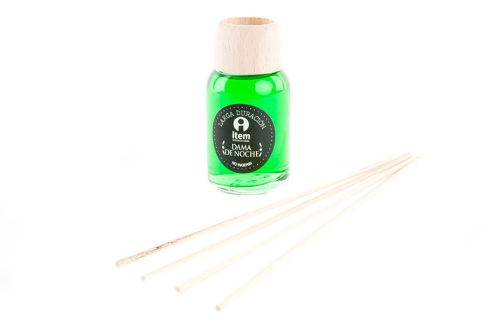 DKD Home Decor Ambientador Mikado Cristal Dama de Noche Verde
