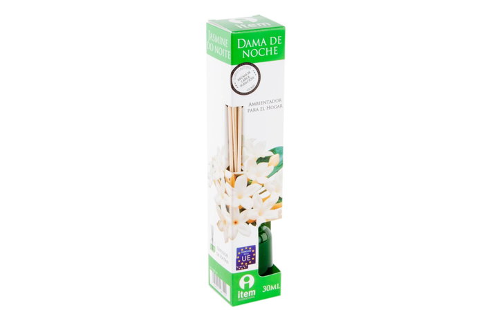DKD Home Decor Ambientador Mikado Cristal Dama de Noche Verde
