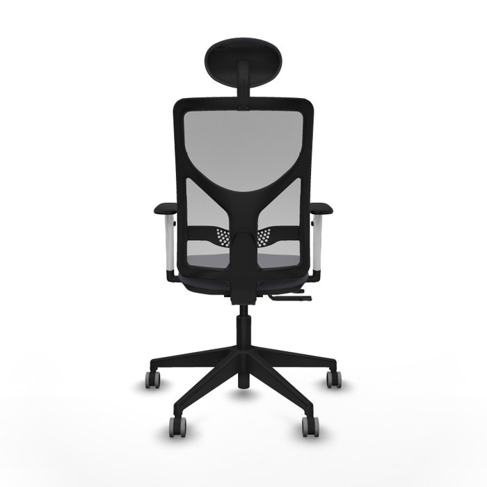 PIQUERAS Y CRESPO Silla de oficina Motilla con mecanismo Sincro/Traslack, Gris