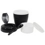 Cook Concept Termo Sólidos Take Away Con Cuchara Hermético Para Alimentos Calientes y Fríos Colores Surtidos Medidas d.14 cm; h.16,5 cm