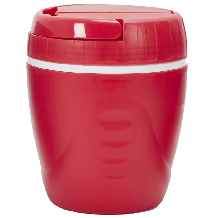 Cook Concept Termo Sólidos Take Away Con Cuchara Hermético Para Alimentos Calientes y Fríos Colores Surtidos Medidas d.14 cm; h.16,5 cm
