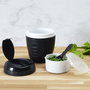 Cook Concept Termo Sólidos Take Away Con Cuchara Hermético Para Alimentos Calientes y Fríos Colores Surtidos Medidas d.14 cm; h.16,5 cm