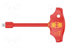 WERA Llave de vaso aislada de 3/8 pulg. 179 mm