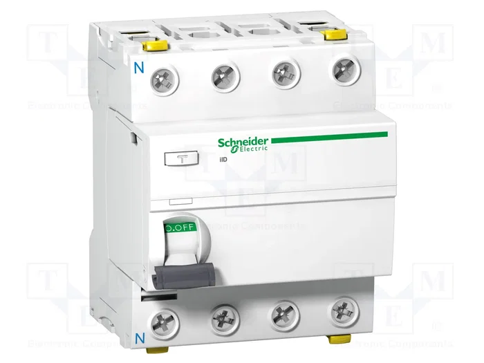 SCHNEIDER ELECTRIC Interruptor diferencial ACTI9 ILD 40A 100mA 3+N SCHNEIDER ELECTRIC Interruptor diferencial ACTI9 ILD 40A 100mA 3+N