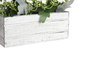 DKD Home Decor Set de 2 Plantas Decorativas en Rosa y Blanco