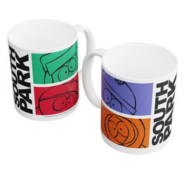 ERIK Taza South Park 350ml Cerámica Apta para Lavavajillas y Microondas