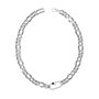 Guess JUMN02126JWSTT-U Collar para Hombre con G STRIPES en Gris