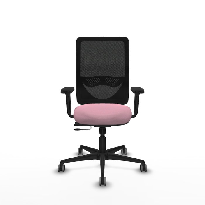 PIQUERAS Y CRESPO Silla de oficina Zulema Rosa con Malla Negra PIQUERAS Y CRESPO Silla de oficina Zulema Rosa con Malla Negra
