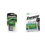 Energizer Cargador de Pilas AA/AAA con 4 Pilas AA 2000mAh Incluidas