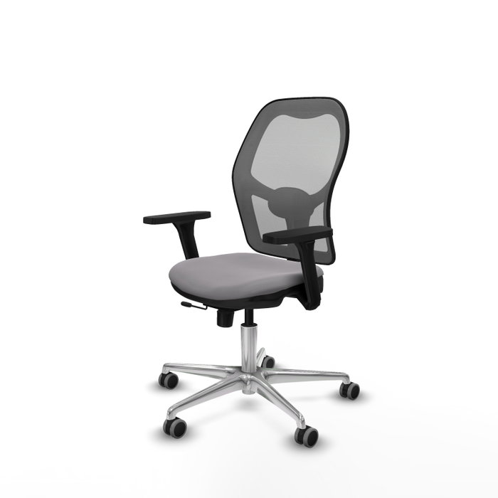 PIQUERAS Y CRESPO Silla de oficina Jorquera Gris con Mecanismo Sincro/Traslack y Brazos 3D PIQUERAS Y CRESPO Silla de oficina Jorquera Gris con Mecanismo Sincro/Traslack y Brazos 3D