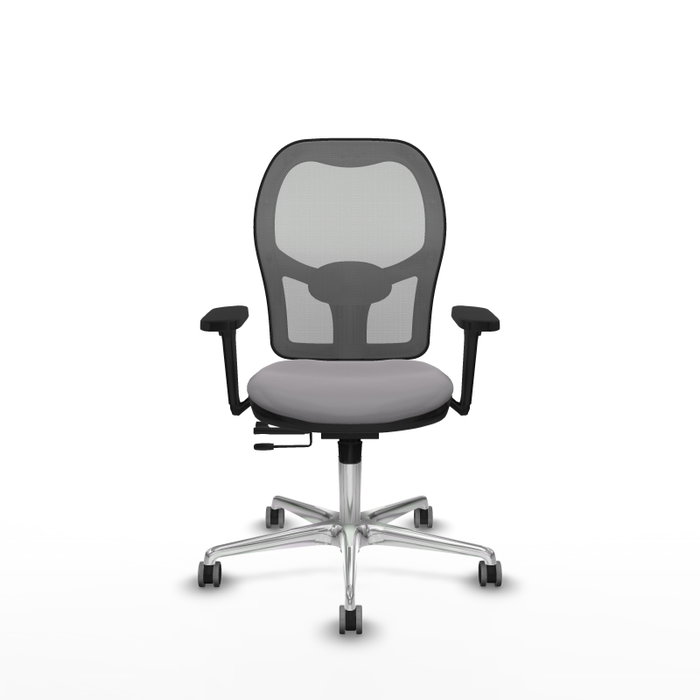 PIQUERAS Y CRESPO Silla de oficina Jorquera Gris con Mecanismo Sincro/Traslack y Brazos 3D PIQUERAS Y CRESPO Silla de oficina Jorquera Gris con Mecanismo Sincro/Traslack y Brazos 3D