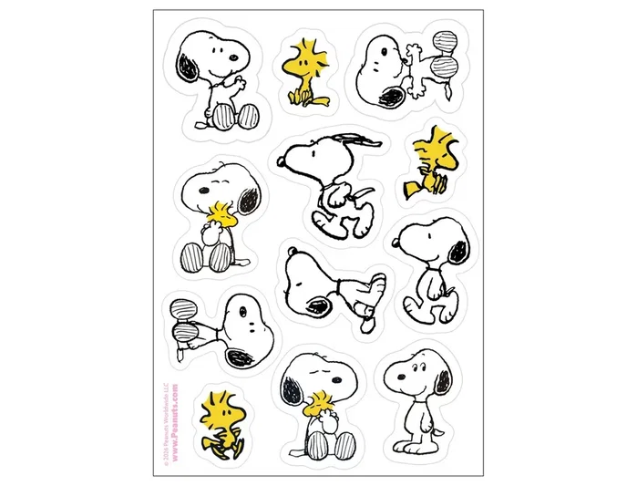 Safta Set de Pegatinas Snoopy 10,5x14,8cm