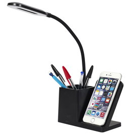 Home Deco Factory Lámpara LED 3 en 1 Usb Portalápices Cargador de Teléfono