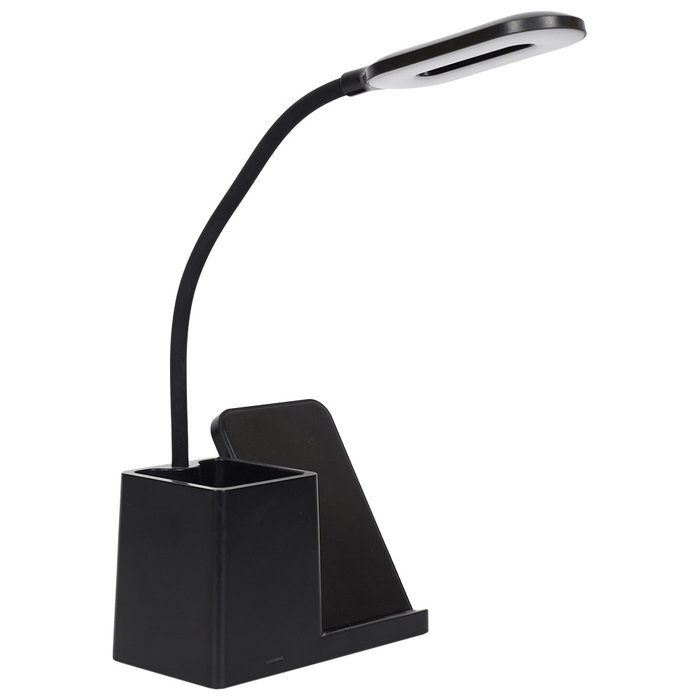 Home Deco Factory Lámpara LED 3 en 1 Usb Portalápices Cargador de Teléfono