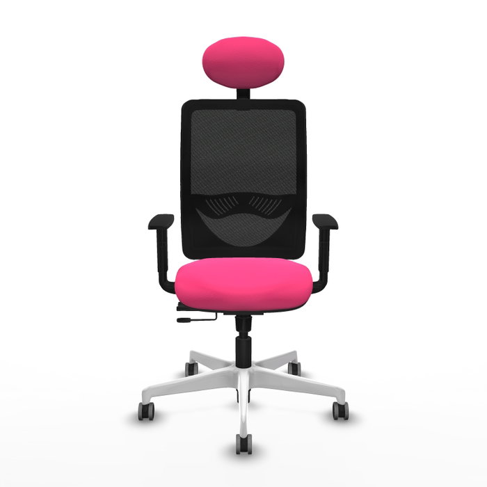PIQUERAS Y CRESPO Silla de oficina Zulema Rosa y Negro PIQUERAS Y CRESPO Silla de oficina Zulema Rosa y Negro