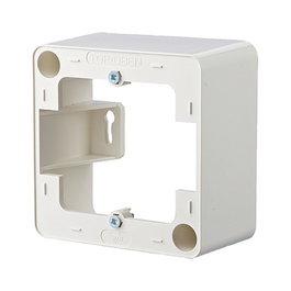 METZ CONNECT 130829-4302-I Aufputzrahmen 1fach reinweiss Blanco 85x85x43 mm para Montaje Superficial