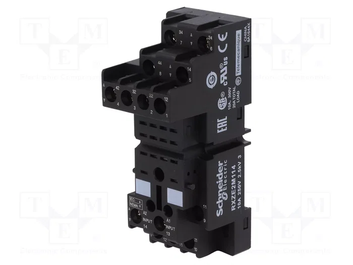 SCHNEIDER ELECTRIC Zócalo para Relé Zelio 14 PIN 10A SCHNEIDER ELECTRIC Zócalo para Relé Zelio 14 PIN 10A