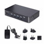 Startech Switch KVM de 4 Puertos DisplayPort 8K 60Hz DP 1.4 con 6 Puertos USB
