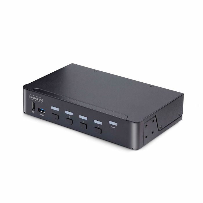 Startech Switch KVM de 4 Puertos DisplayPort 8K 60Hz DP 1.4 con 6 Puertos USB