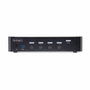 Startech Switch KVM de 4 Puertos DisplayPort 8K 60Hz DP 1.4 con 6 Puertos USB