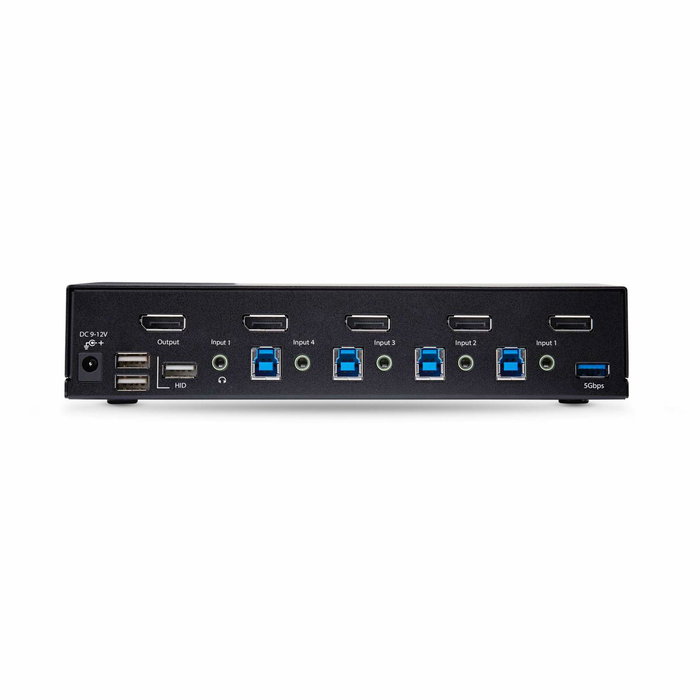 Startech Switch KVM de 4 Puertos DisplayPort 8K 60Hz DP 1.4 con 6 Puertos USB