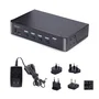 StarTech.com D86A2-4-PORT-8K-KVM - Switch KVM 4 Puertos DisplayPort 1.4 con Hub USB, 8K 60Hz, 4K 144Hz, HDR, Compatible con MST, para 4 PC - Negro
