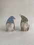 DKD Home Decor Figura de Papá Noel MDF y Poliéster Surtida 12x3x6,7 cm