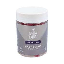 JELLY PILLS Gominolas de Magnesio y Vitamina B6 para Sistema Nervioso y Energía, Reduce Cansancio, Vegano, Sin Gluten, 70 Gummies