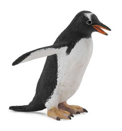 Collecta Pingüino Papua S 88589 Réplica de Animal Marino a Escala Pintada a Mano para +3 Años