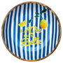 Home Deco Factory Ensaladera de Madera de Mango Azul Dolce Vita 33 cm