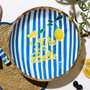 Home Deco Factory Ensaladera de Madera de Mango Azul Dolce Vita 33 cm