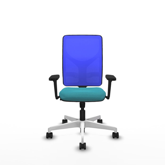 PIQUERAS Y CRESPO Silla de oficina Motilla con mecanismo Sincro, Turquesa y Azul PIQUERAS Y CRESPO Silla de oficina Motilla con mecanismo Sincro, Turquesa y Azul