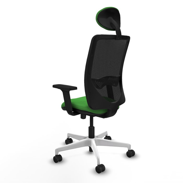 PIQUERAS Y CRESPO Silla de oficina Zulema con Mecanismo Sincro/Traslack Verde y Negro