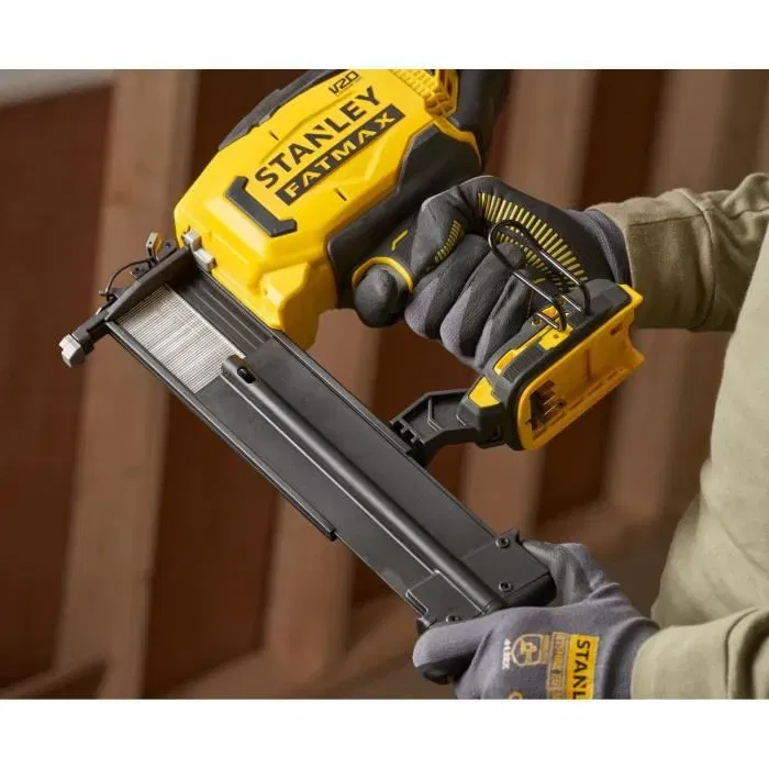 Stanley Fatmax SFMCN618B-XJ Clavadora de Acabado Calibre 18, 18V, Clavos 16-50 mm, LED, Gama V20