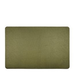 OYV Placemat Rectangular Dorado 43x30 cm en Piel Sintética - Mantel Individual (Set de 12)