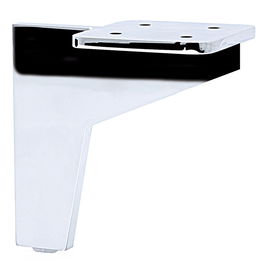 Q&Q Pata Metalica Charlotte H125 Cromo