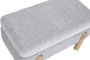 DKD Home Decor Set de 2 Piezas con Almacenaje Interior Gris Claro y Marrón