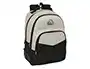 Mochila Escolar Kappa Grey Negro Gris 32 x 42 x 15 cm