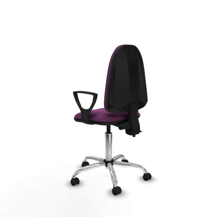 PIQUERAS Y CRESPO Silla de oficina Aýna Morada con mecanismo de doble maneta PIQUERAS Y CRESPO Silla de oficina Aýna Morada con mecanismo de doble maneta