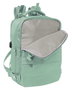 Safta Mochila Viaje Cabina Portátil 15,6'' Verde Pastel 29x44x19 Cm