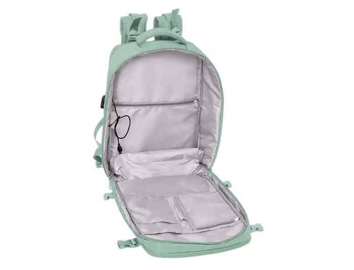 Safta Mochila Viaje Cabina Portátil 15,6'' Verde Pastel